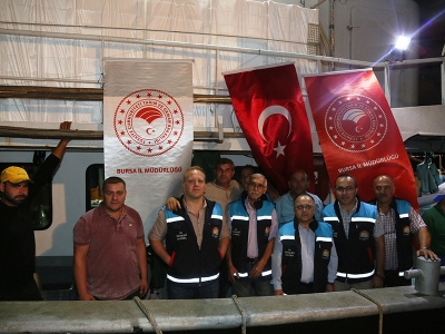 Bursalı balıkçılar “Vira Bismillah” dedi