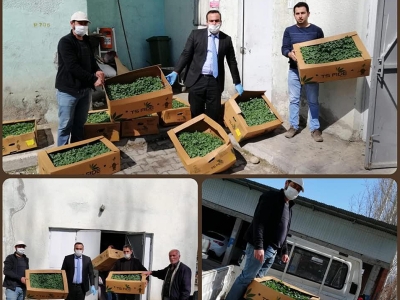 Erzurum’da bahar bereketiyle geldi