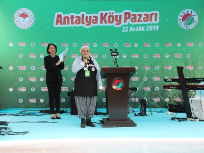 Antalya köy pazarı açıldı