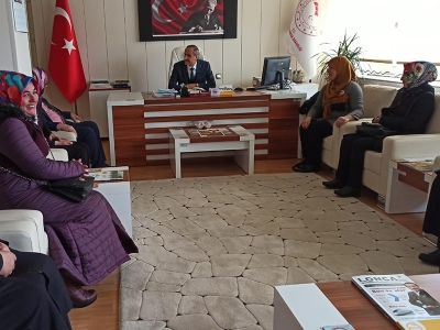 “Gelincik Kadınlarından” İl Müdürüne Ziyaret