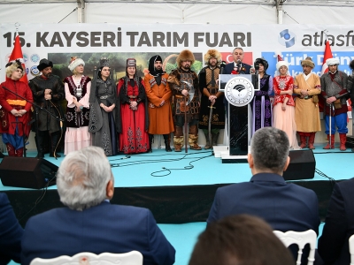 15. Kayseri Tarım Fuarı açıldı