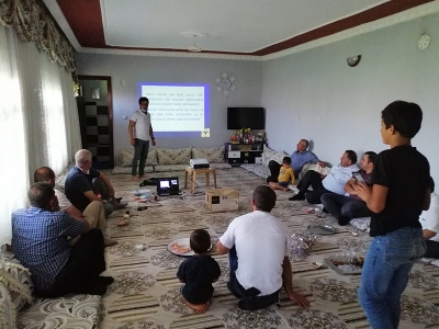 Fıstıkta kaliteli üretim için arazi çalışması