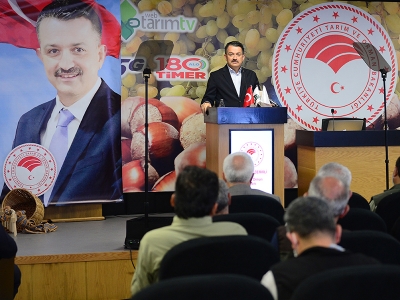 Fındık alım töreninde Bakandan destek müjdesi