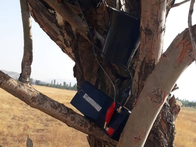 Bıldırcın sesi çıkaran cihazla avlanan 2 kişi yakalandı