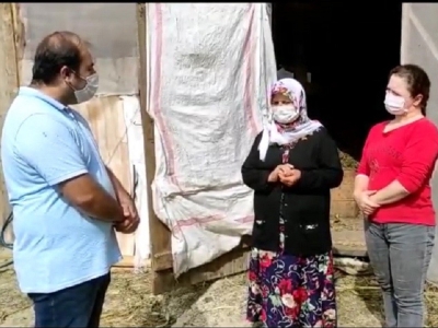 Giresunlu hayvan yetiştiricilerinin yaraları sarıldı