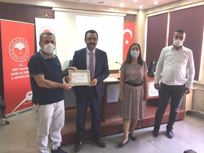 Gıda kontrol görevlileri sertifika aldı