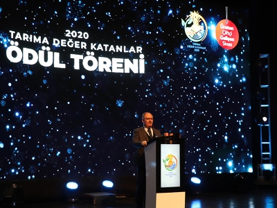 ‘Tarıma Değer Katanlar’ ödüllerini aldı