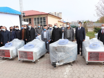 Sivas’ta çiftçilere süt tankı desteği