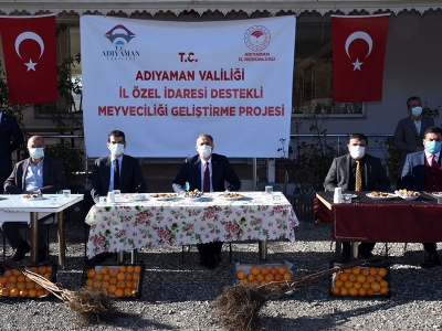 Adıyaman’da meyveciliğe fidan desteği