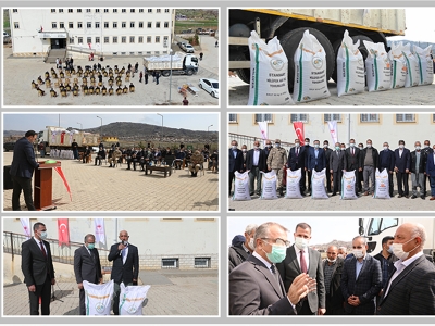 Diyarbakır Çüngüş’te çiftçiye 12 ton fiğ tohumu dağıtıldı