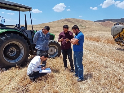 Güvenli hasat için biçerdöverlere aralıksız kontrol