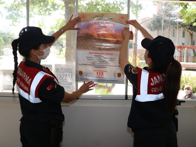 Kırıkkale’de Jandarma çiftçileri anız yangınına karşı uyardı