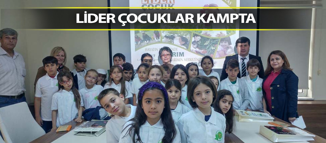 Lider çocuklar kampta