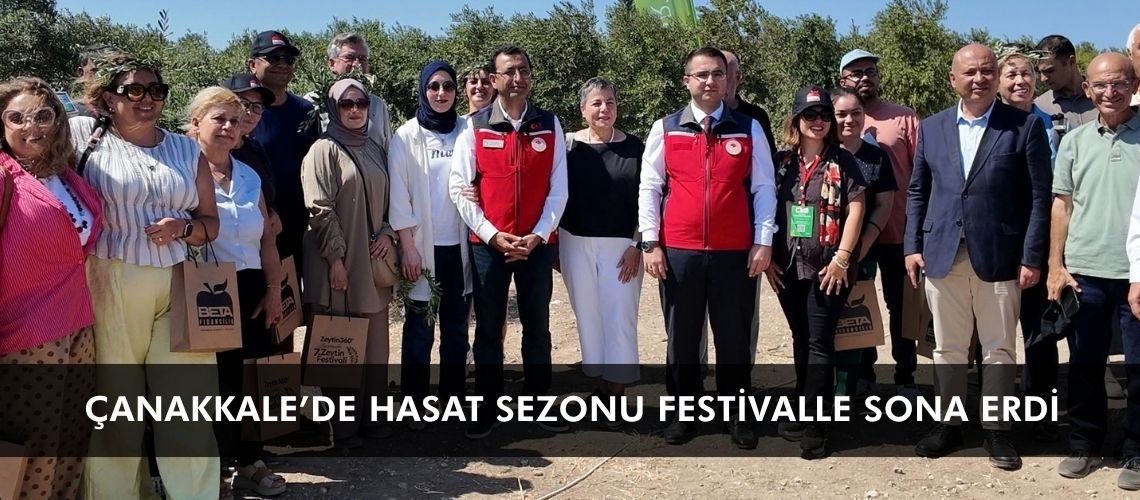 Çanakkale’de hasat sezonu festivalle sona erdi