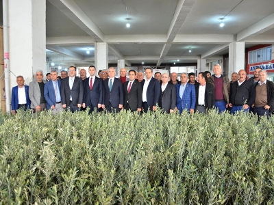 Denizli’de zeytin yetiştiricilerine destek
