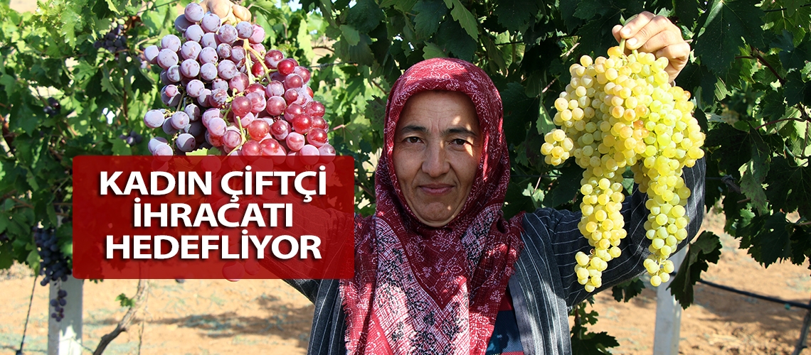 Kadın çiftçi ihracatı hedefliyor